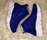 Blue Rhinestone Sneaker