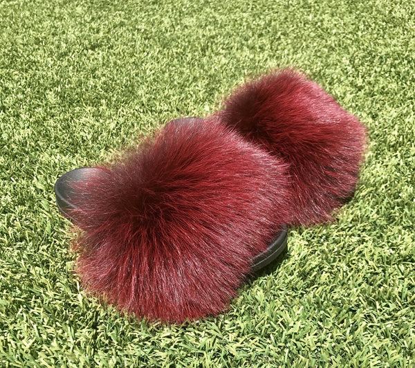 Burgundy Pom