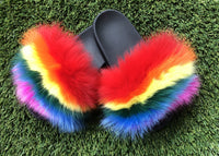 Dark Rainbow Pom